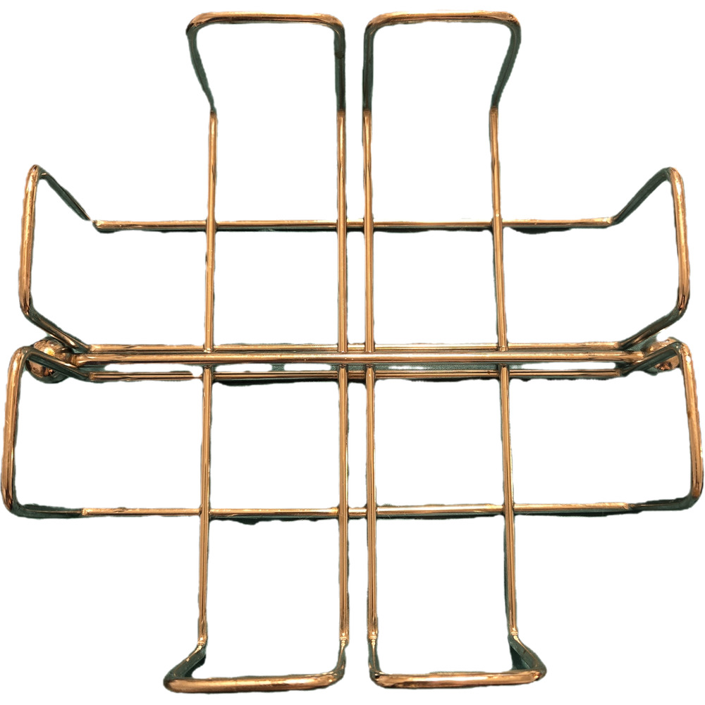 Silver High-Arch Wire Metal Napkin Holder Dining Accessory Decor Aesthetic